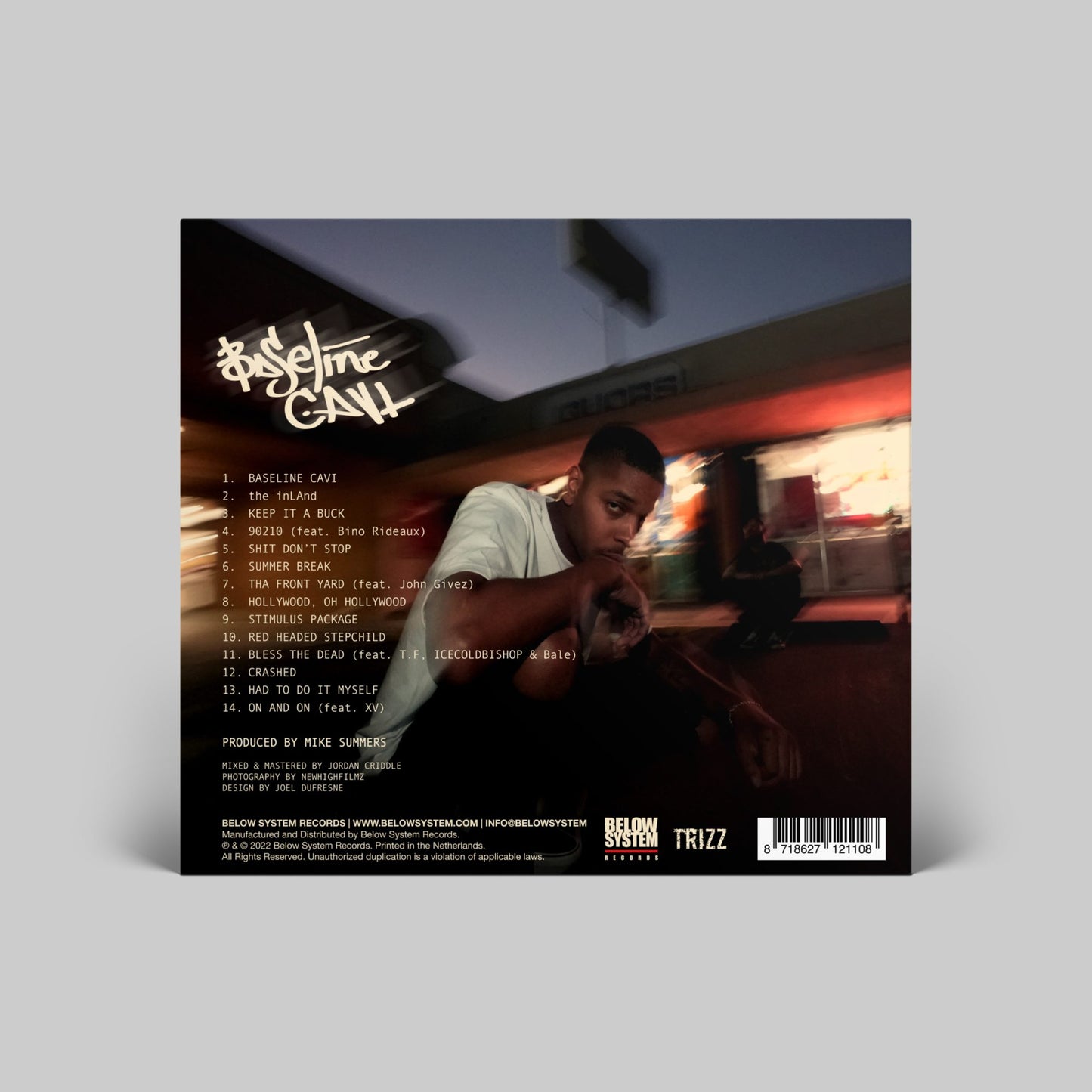 Trizz x MIKE SUMMERS - BASELINE CAVI Limited Autographed CD. Exclusive BASELINE CAVI sticker included with all orders.